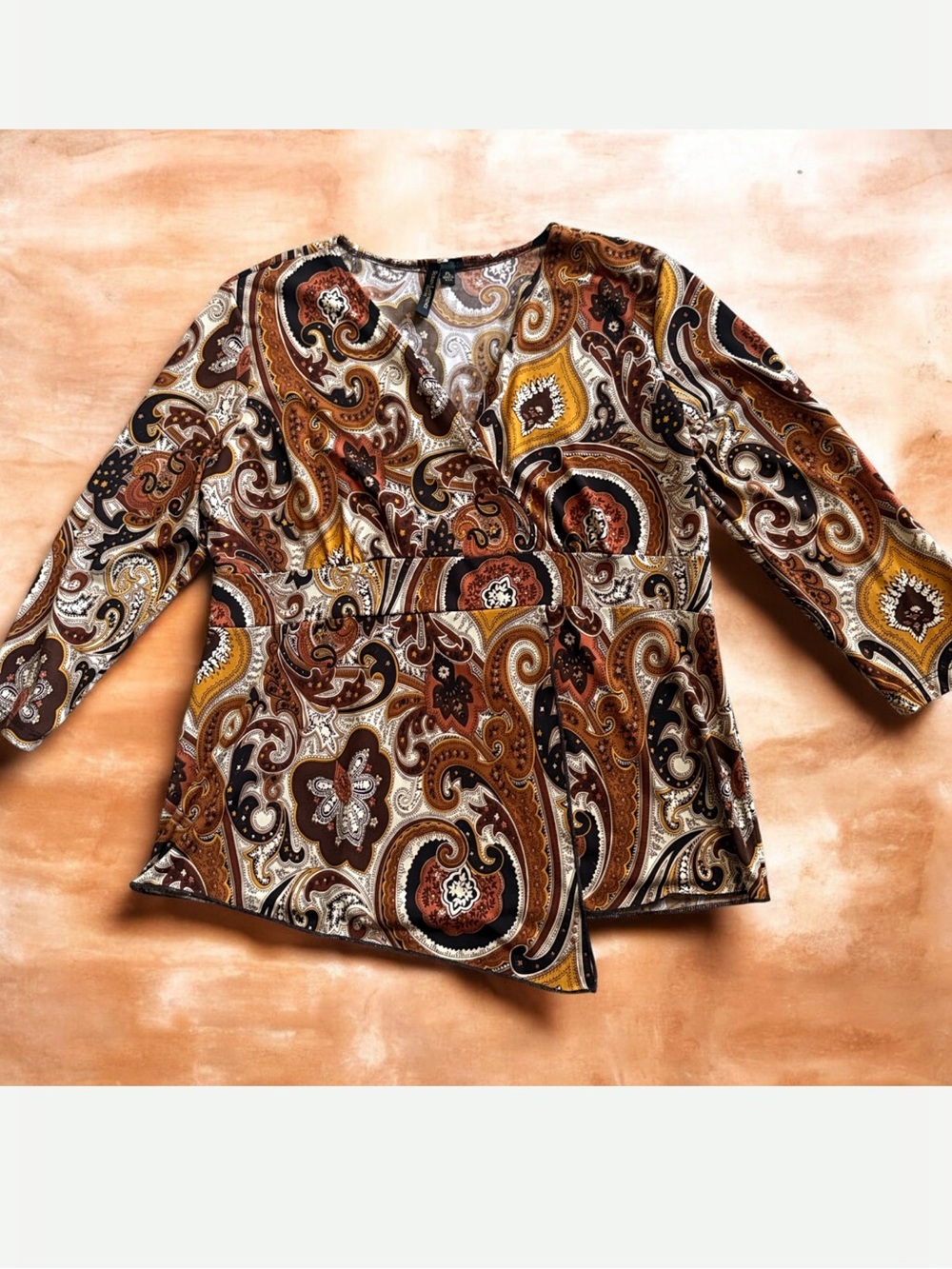 Susan Lawrence Petite Paisley Blouse!